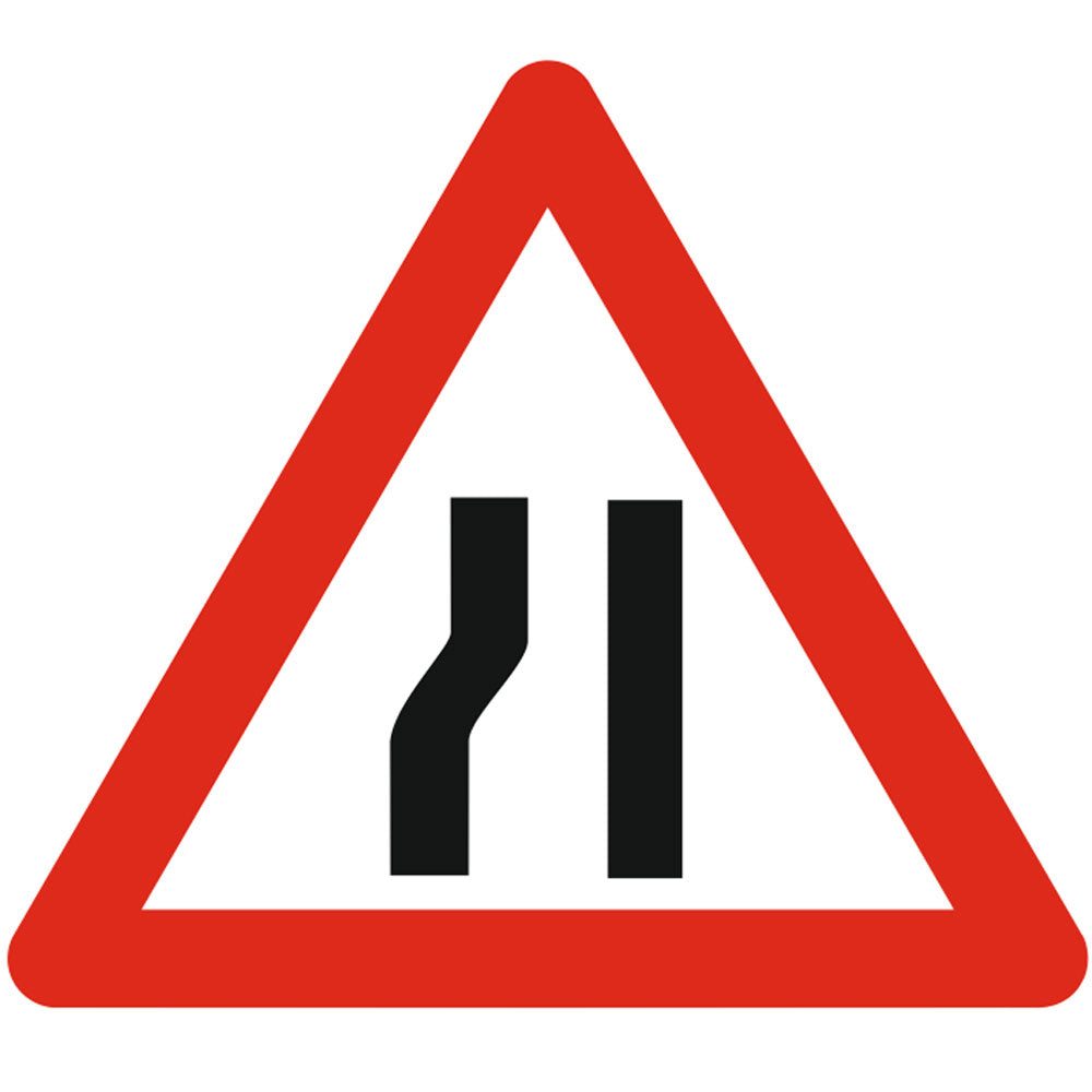 Drum ingustat pe partea stanga