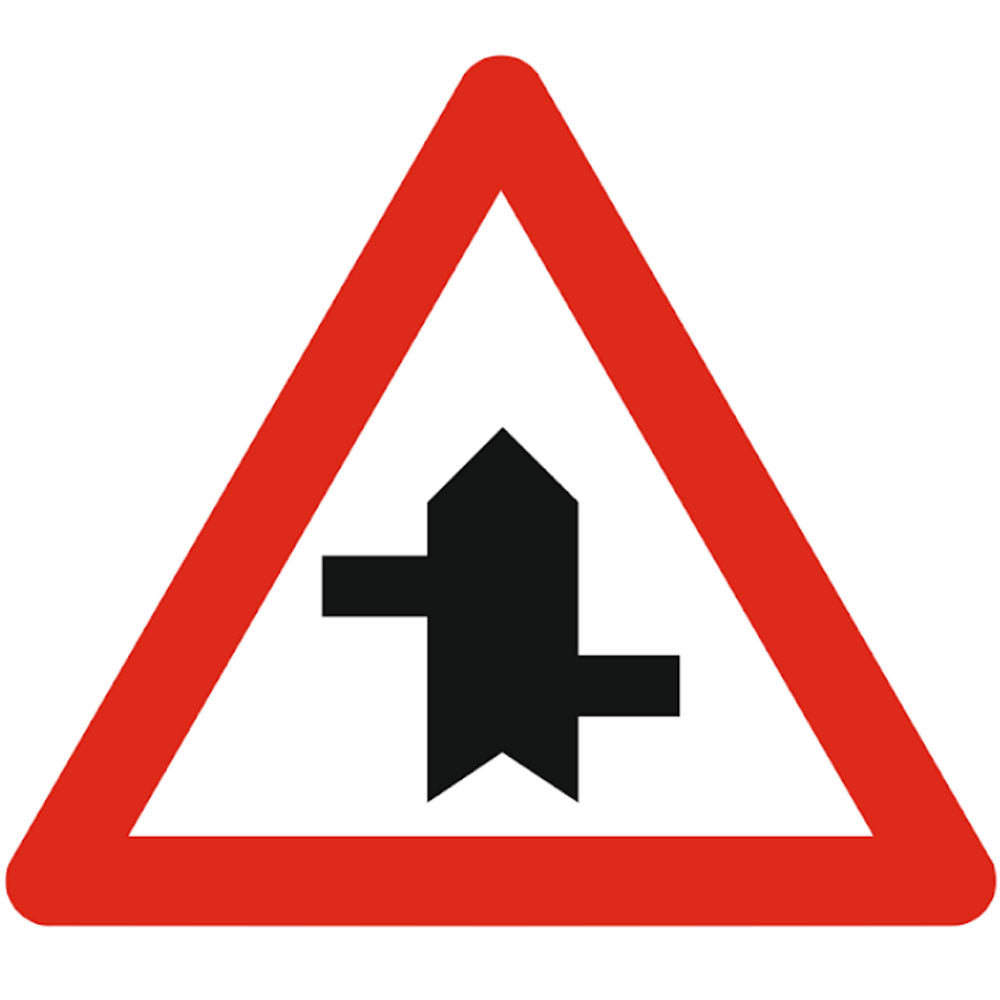 Intersectie cu drumuri fara prioritate, decalate