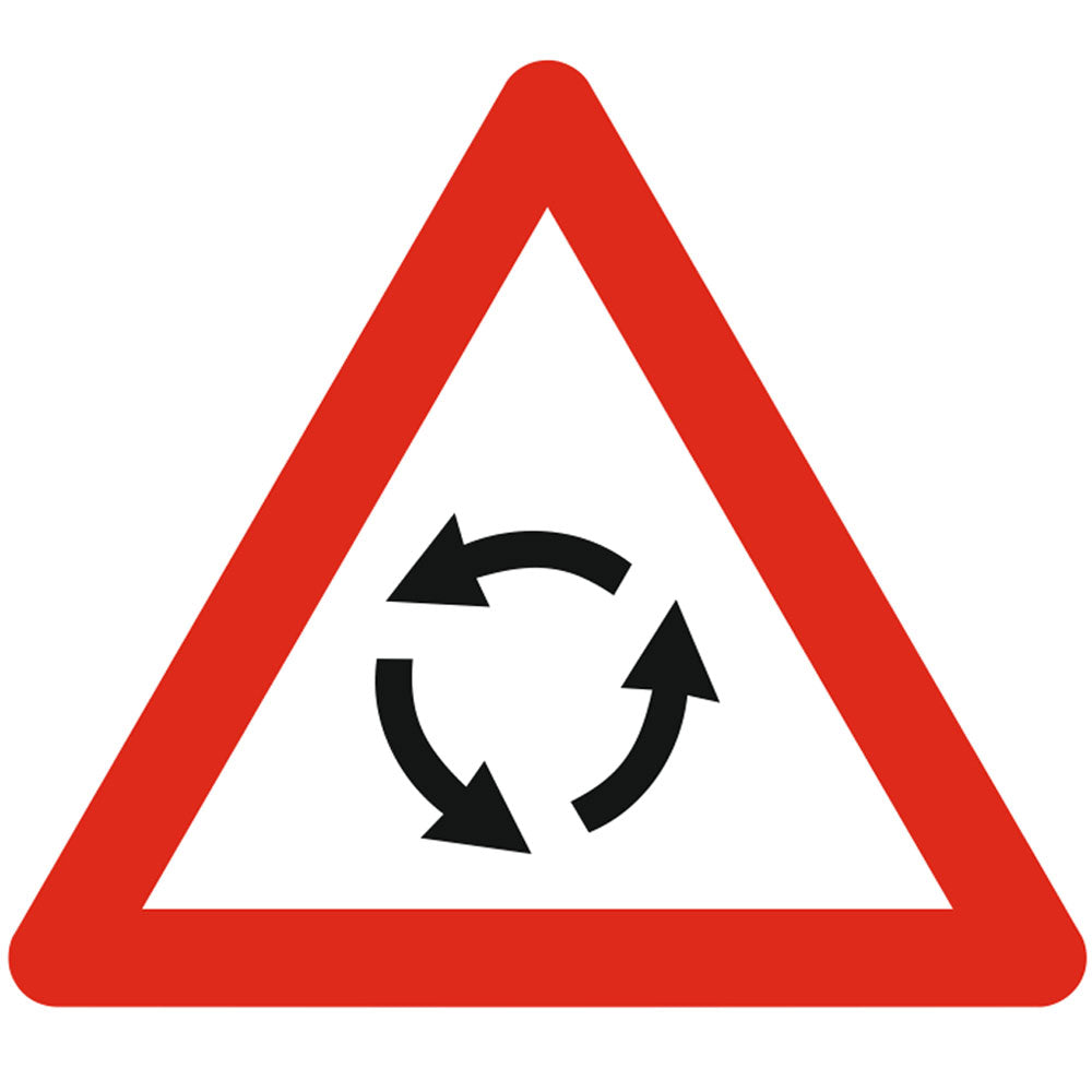 Presemnalizare intersectie cu sens giratoriu