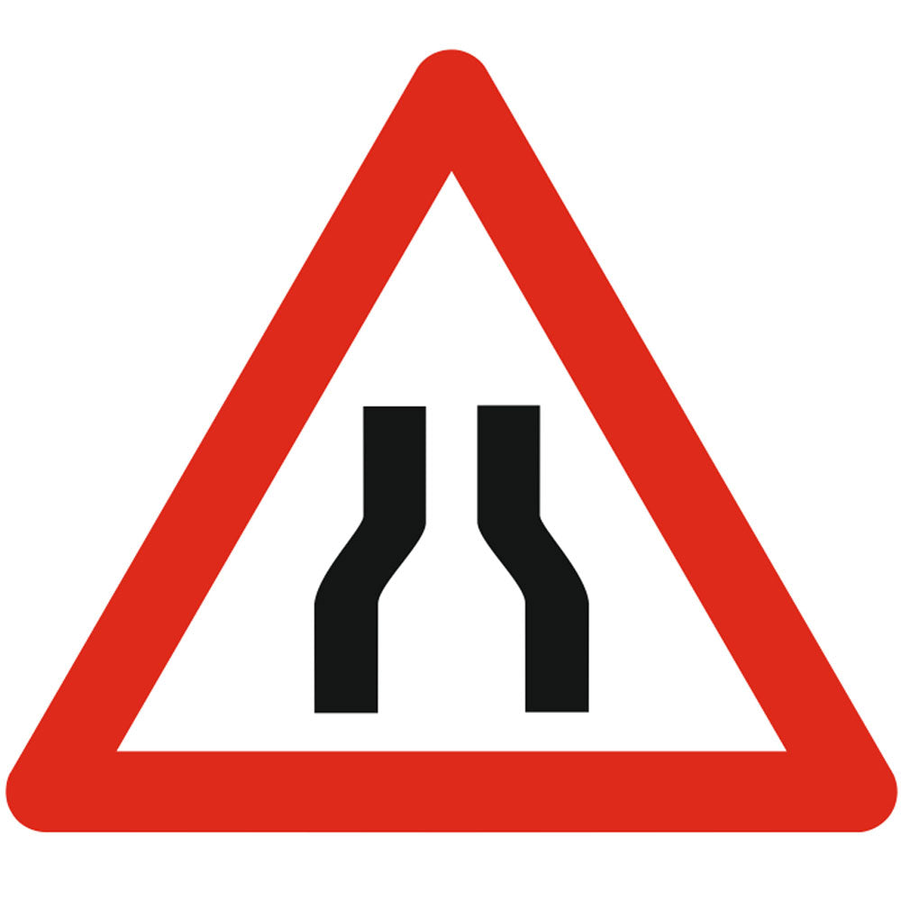 Drum ingustat pe ambele parti