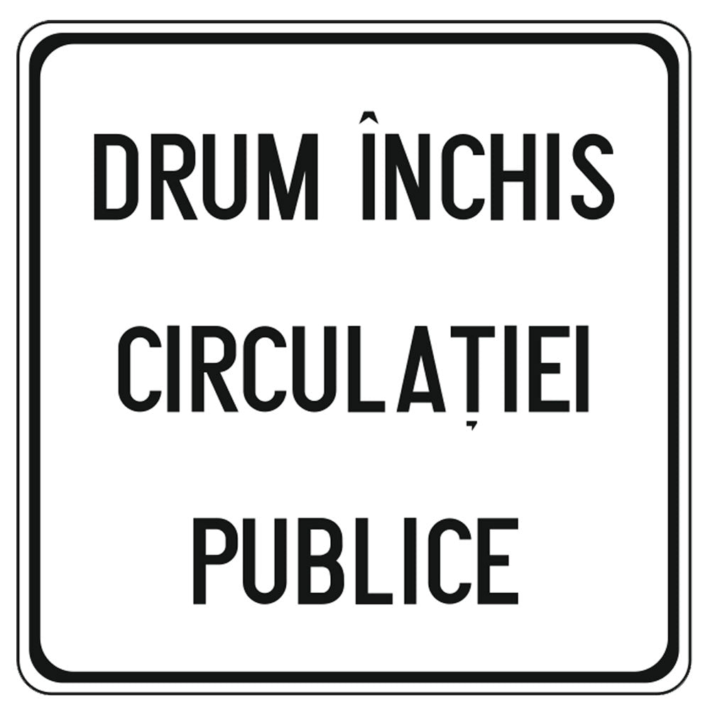 Drum inchis circulatiei publice