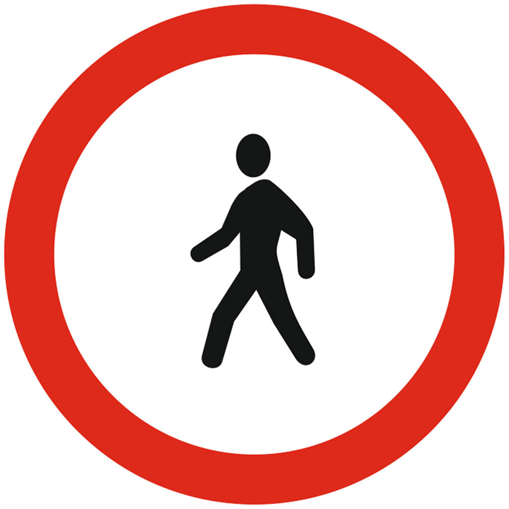 Accesul interzis pietonilor