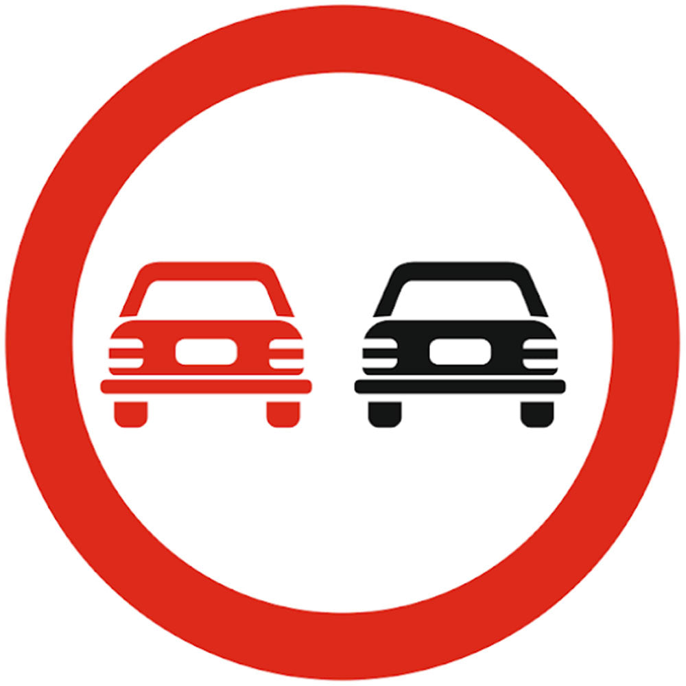 Depasirea autovehiculelor cu exceptia motocicletelor fara atas si mopedelor, interzisa