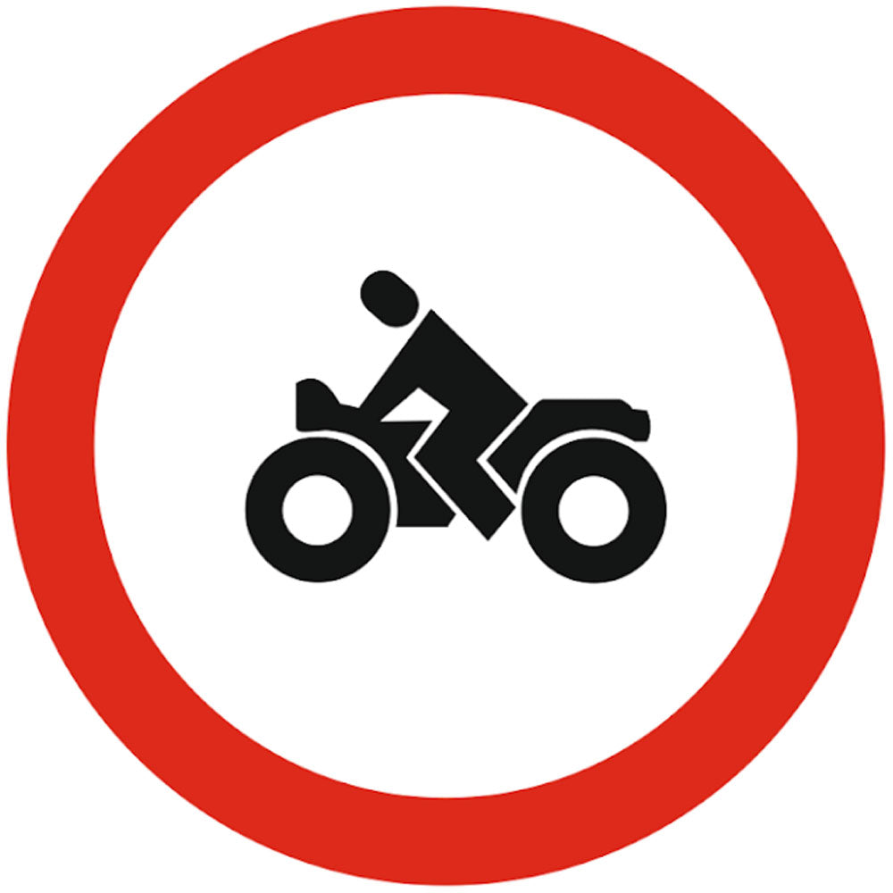 Accesul interzis motocicletelor