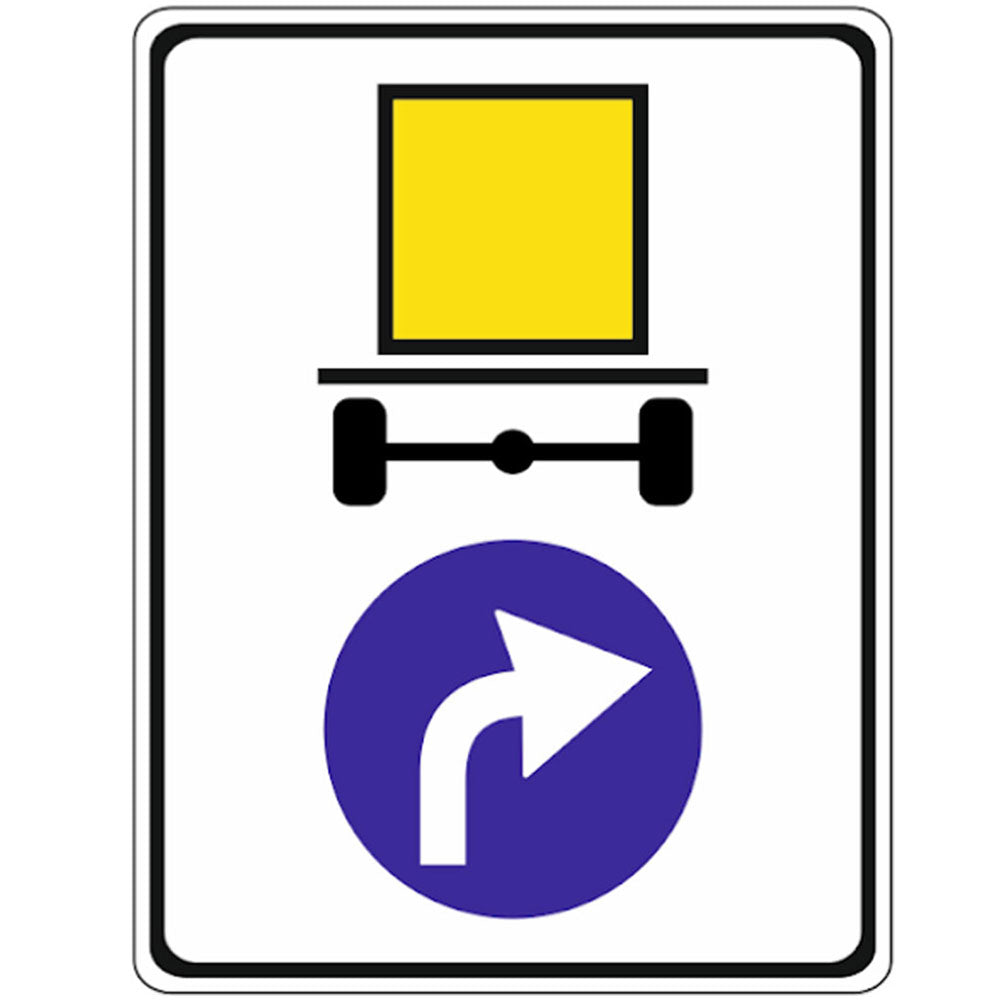 Directia obligatorie pentru vehiculele care transporta marfuri periculoase