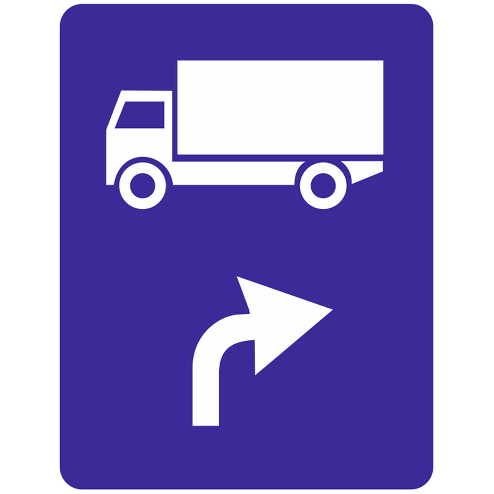 Traseu de urmat pentru anumite categorii de vehicule