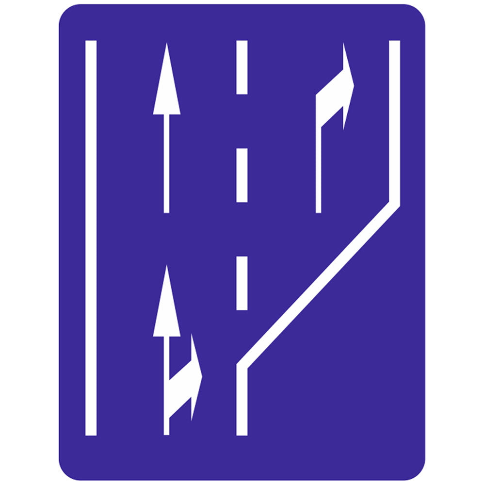 Selectarea circulatiei pe directii de mers in apropierea intersectiei