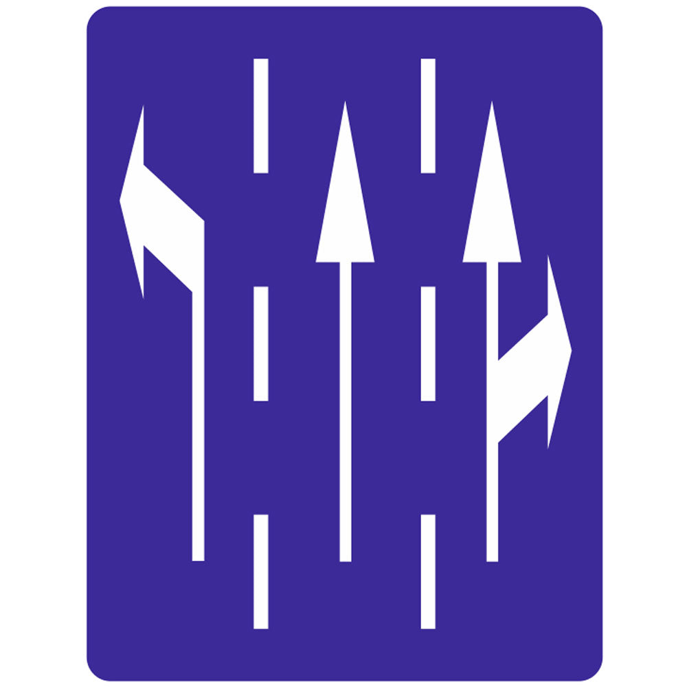 Selectarea circulatiei pe directii de mers in apropierea intersectiei