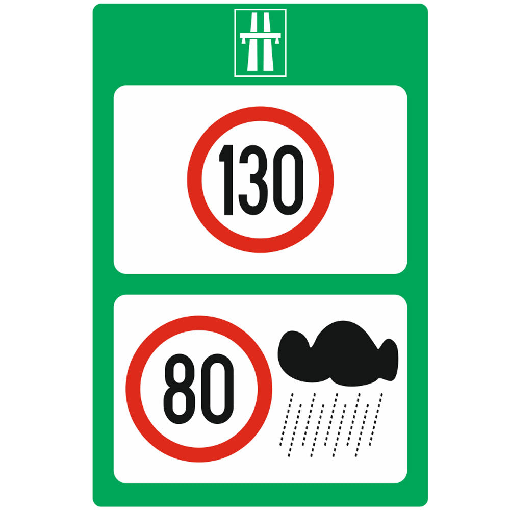 Limite maxime de viteza pe autostrada functie de conditiile meteorologice