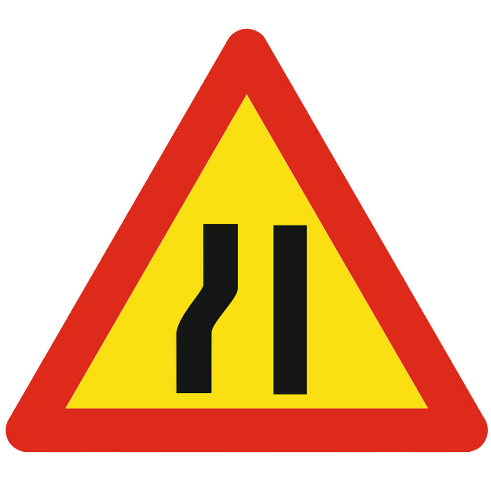 Drum ingustat pe partea stanga