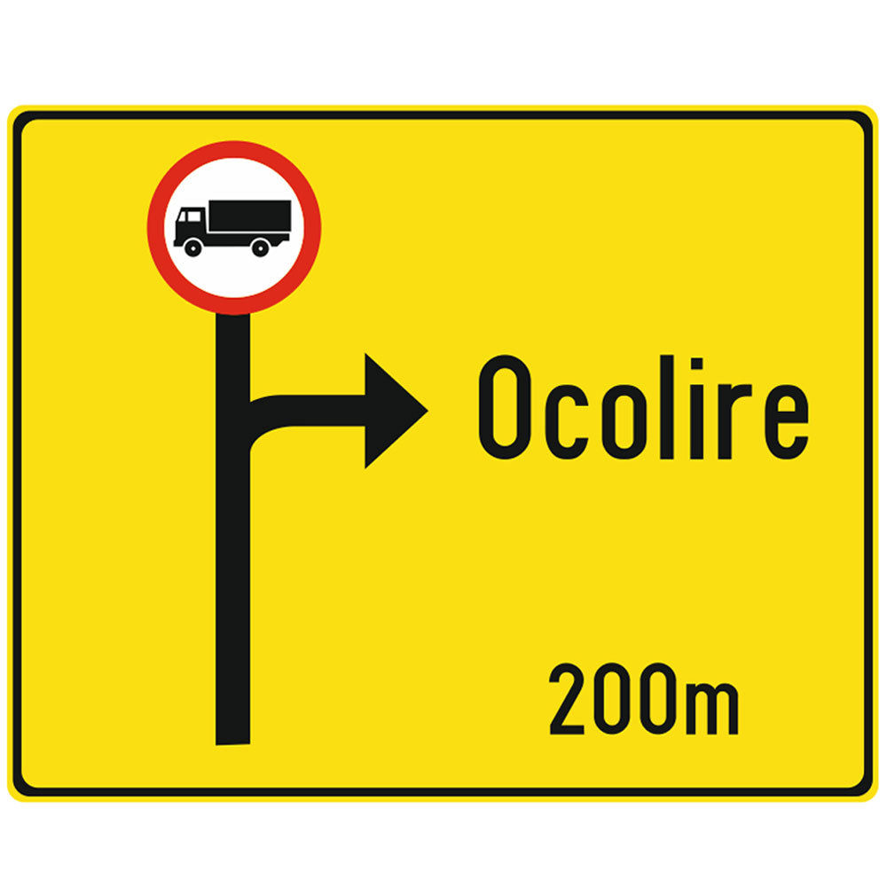 Presemnalizarea rutei ocolitoare